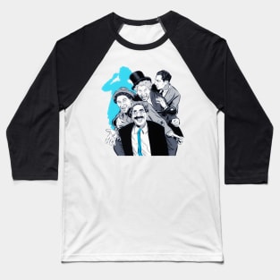 The Marx Brothers - An illustration by Paul Cemmick Baseball T-Shirt